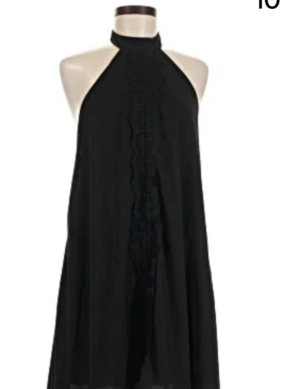 NWT Everleigh SzM Black Halter Neck Swing Dress - Women